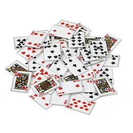 Deck of playing cards 0,5X1 cm