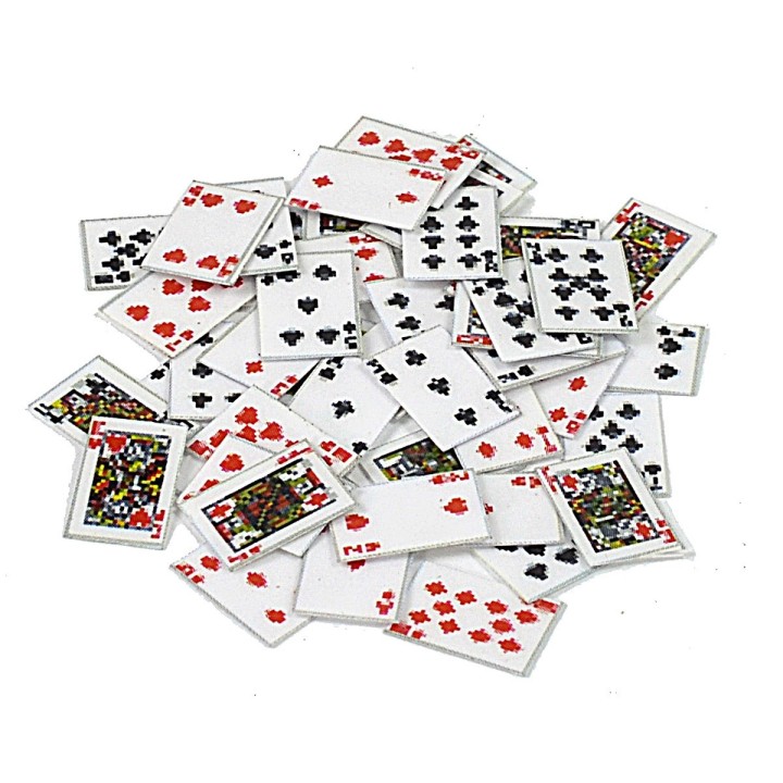 Deck of playing cards 0,5X1 cm
