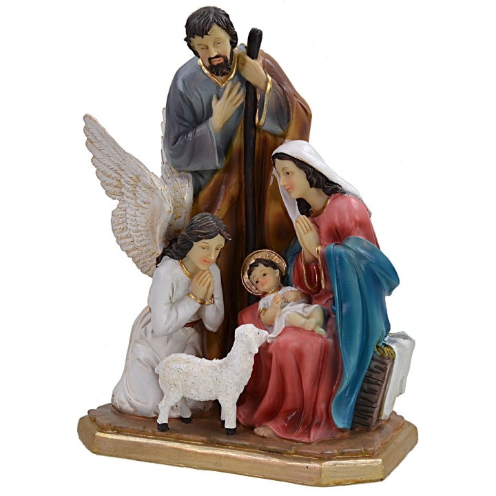 Natividad monobloque de resina cm 19x12x26,5 h