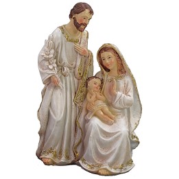 Holy Family in resin cm 12,5x8x19 h.