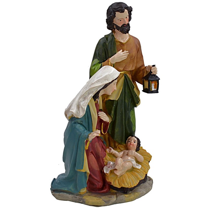 Nativity in resin cm 14x10,5x26 h