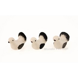 Juego de 3 palomas de 1,2 cm