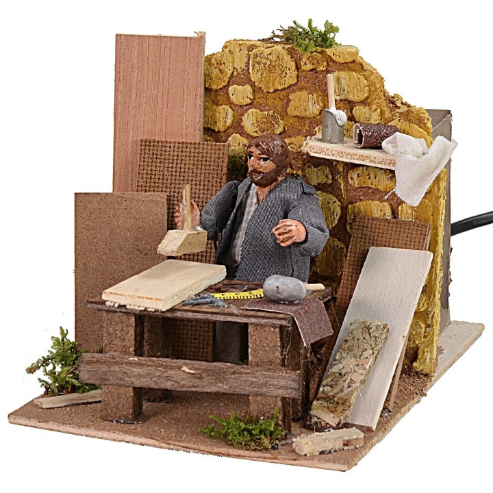 Moving carpenter h 8 cm