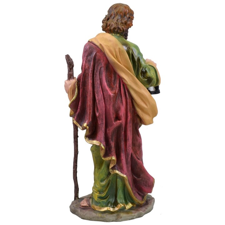 Natividad 10 figuras en resina h 50 cm
