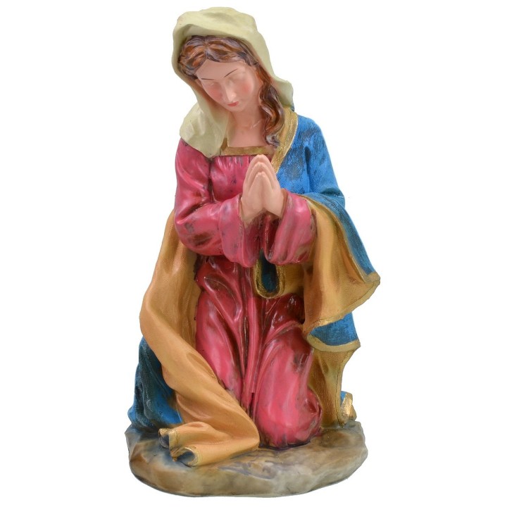 Natività 10 soggetti in resina h 50 cm