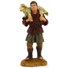 Shepherd with lamb on shoulders series 8 cm Oliver