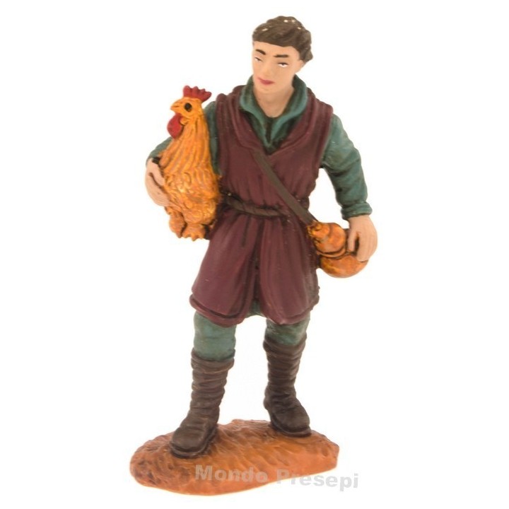 Granjero con gallina serie cm 8 Oliver