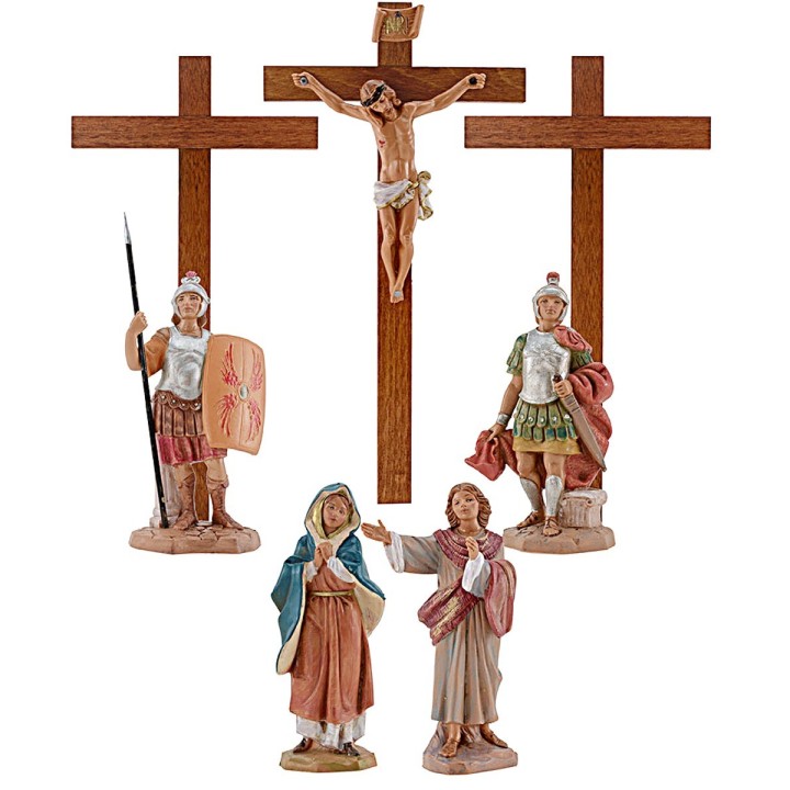Scena Crocifissione 12 cm Fontanini Statue Pasquali