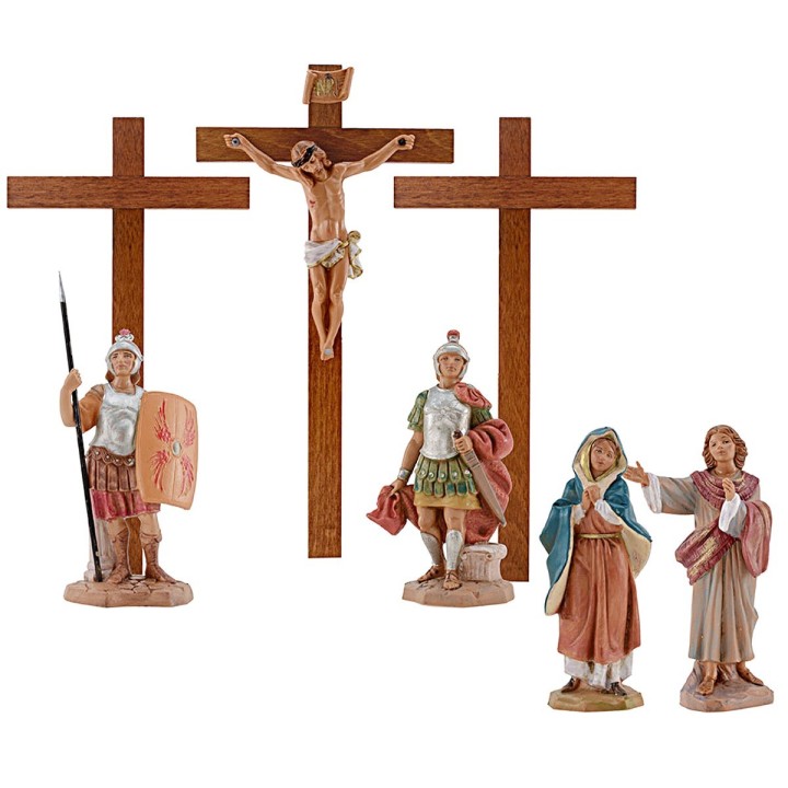 Scena Crocifissione 12 cm Fontanini Statue Pasquali