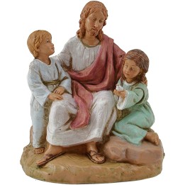 Christ with children 12 cm Fontanini