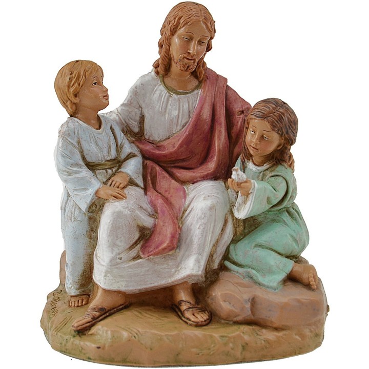 Cristo con bambini 12 cm Fontanini