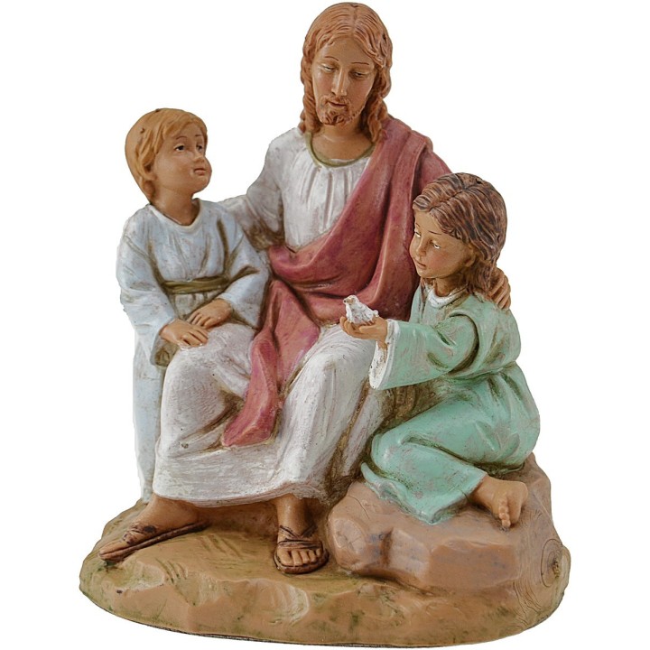 Cristo con bambini 12 cm Fontanini
