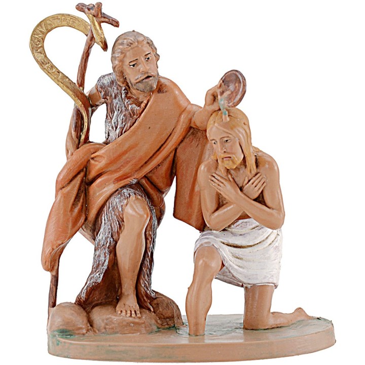 Battesimo di Gesù 12 cm Fontanini - Statue Pasquali