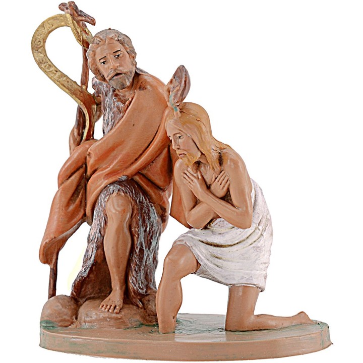 Bautismo de Jesús 12 cm Fontanini - Estatuas Pascuales