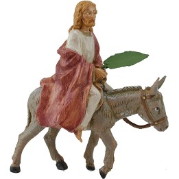 Christ on the donkey series 12 cm Fontanini