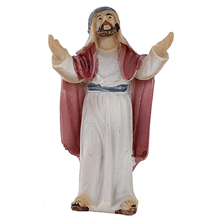 Statue Pasquali folla che accoglie Gesù 5 cm