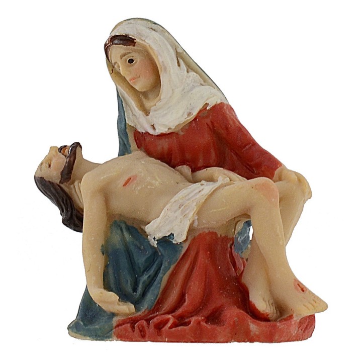 Estatua Pascual de Jesús muerto en los brazos de María 5 cm