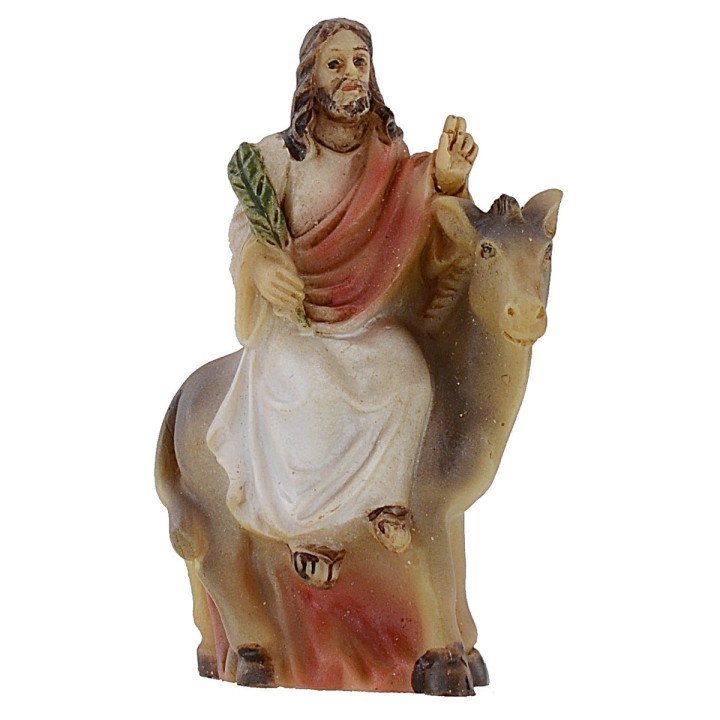 Estatuas de Pascua escena Domingo de Ramos 5 cm