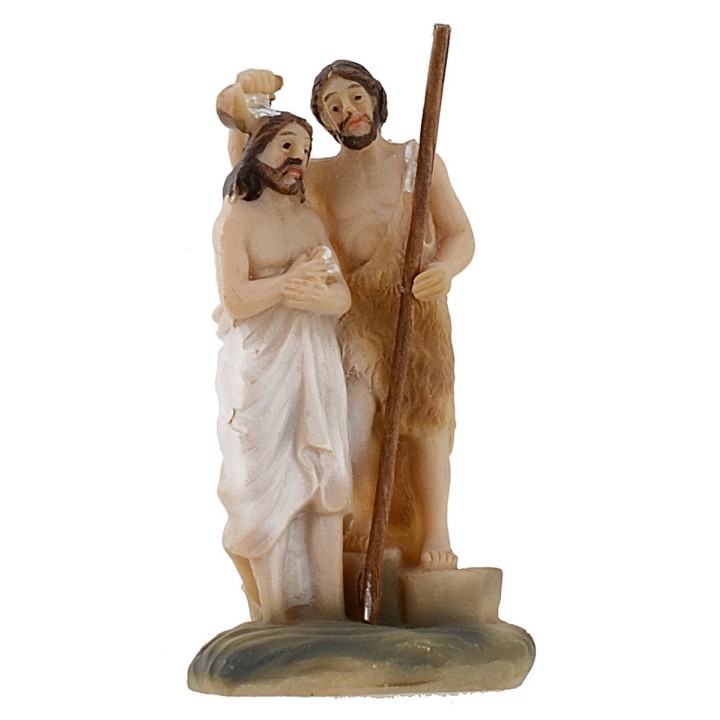 Estatua Pascual escena Bautismo de Jesús 5 cm
