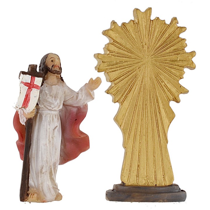 Statue Pasquale appearance of Christ risen 5 cm