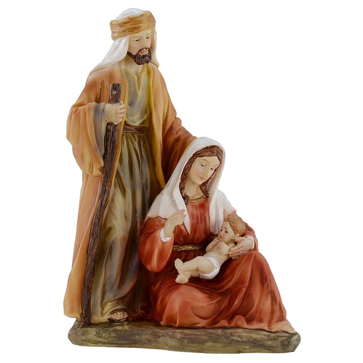 Natività in resina cm 15x7x19,5 h