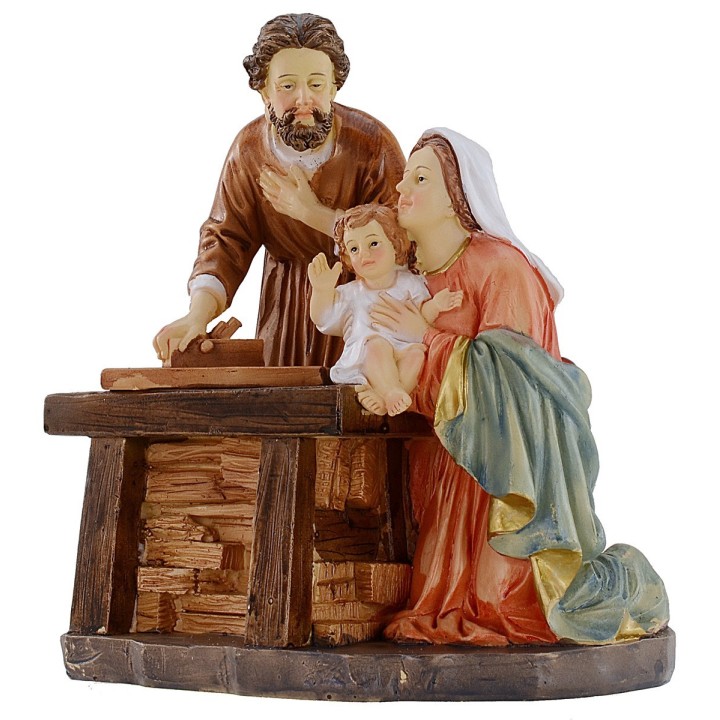 Famiglia in resina cm 14x10x18 h