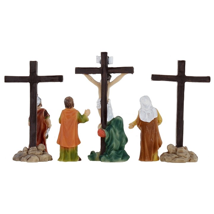 Estatuas de Pascua escena de la Crucifixión de Jesús 5 cm.