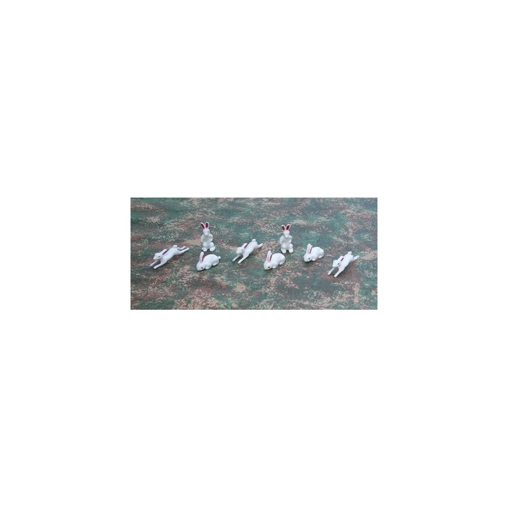 Set of 8 rabbits - Cod. 