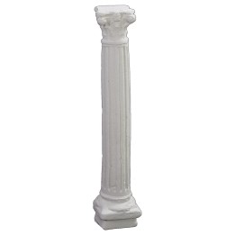 Striped half-column cm 21 h