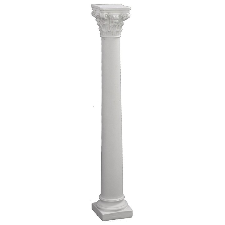 Smooth column with Corinthian capital 29.5 cm h