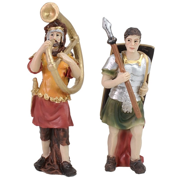 Soldati romani cm 9 Statue Pasquali