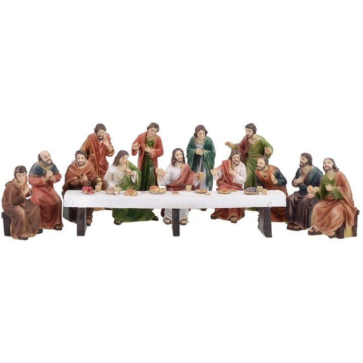 Última Cena cm 9 Figuras Pascuales