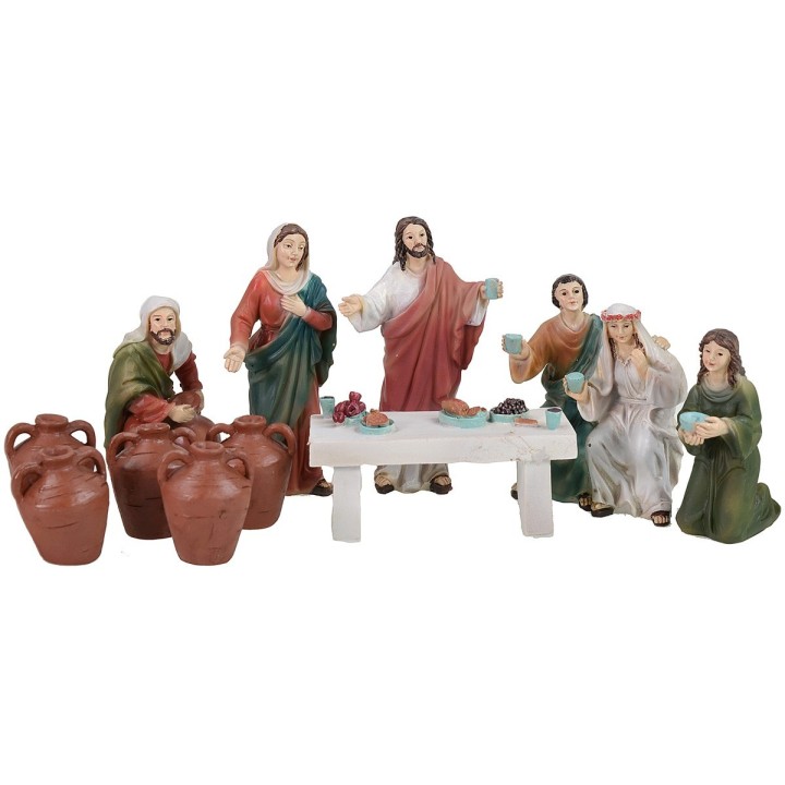 Estatuas Pascuales Bodas de Caná cm 9