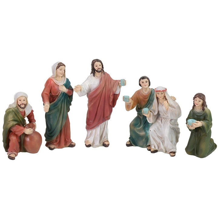 Estatuas Pascuales Bodas de Caná cm 9