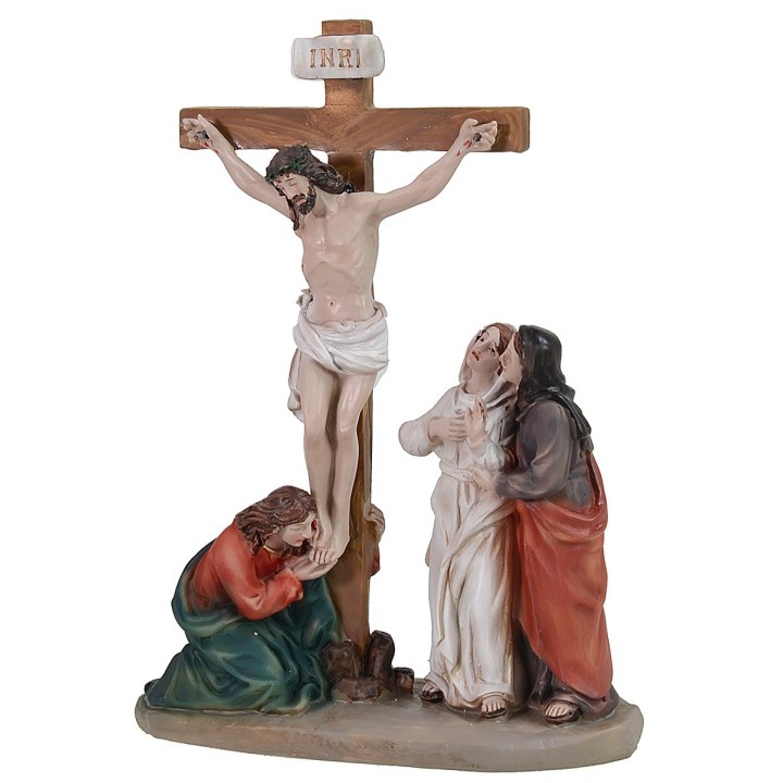 Crucifixion scene 9 cm Easter statues