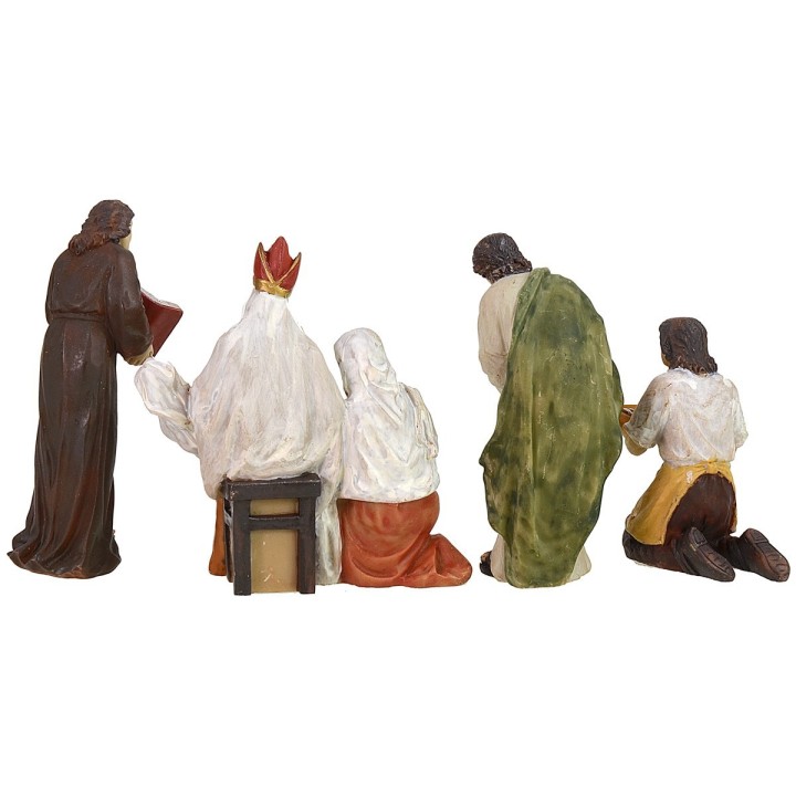 Escena de la circuncisión de Jesús cm 9 Estatuas Pascuales