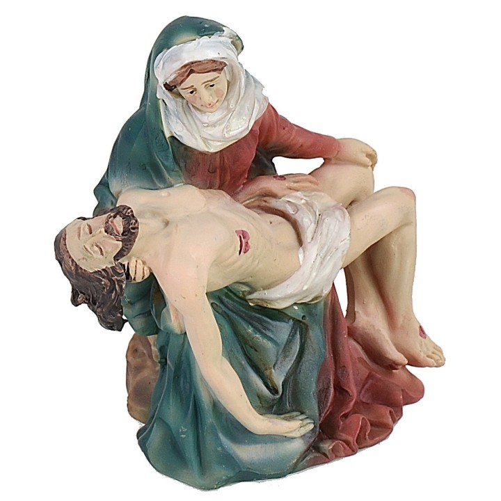 Gesù morto tra le braccia della Madonna cm 9 Statue Pasquali