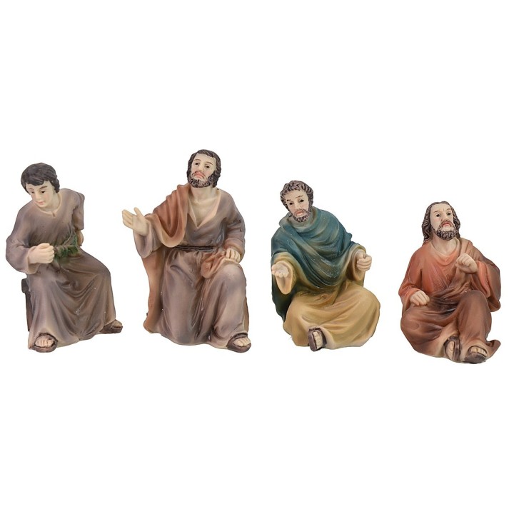 Multitud que recibe a Jesús cm 9 Estatuas Pascuales