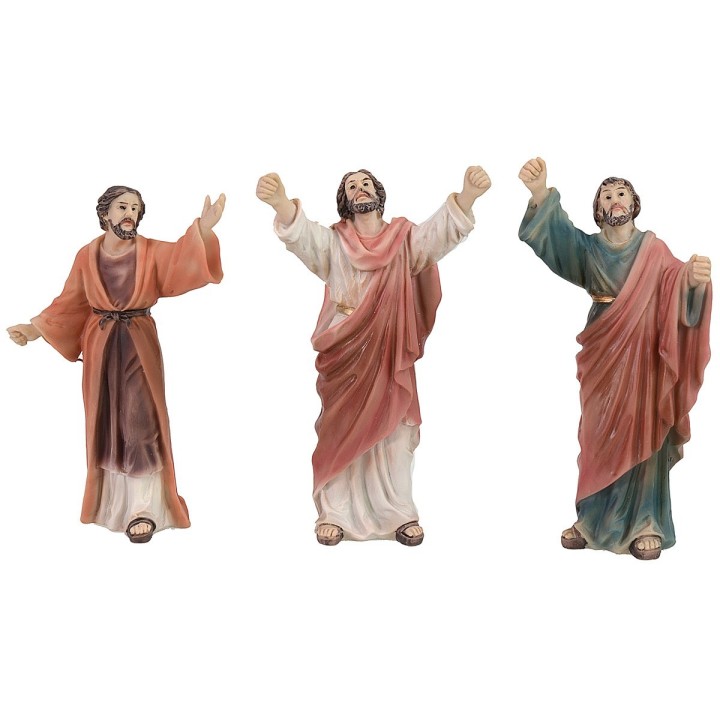 Folla che accoglie Gesù cm 9 Statue Pasquali