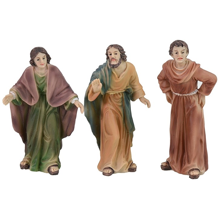 Folla che accoglie Gesù cm 9 Statue Pasquali