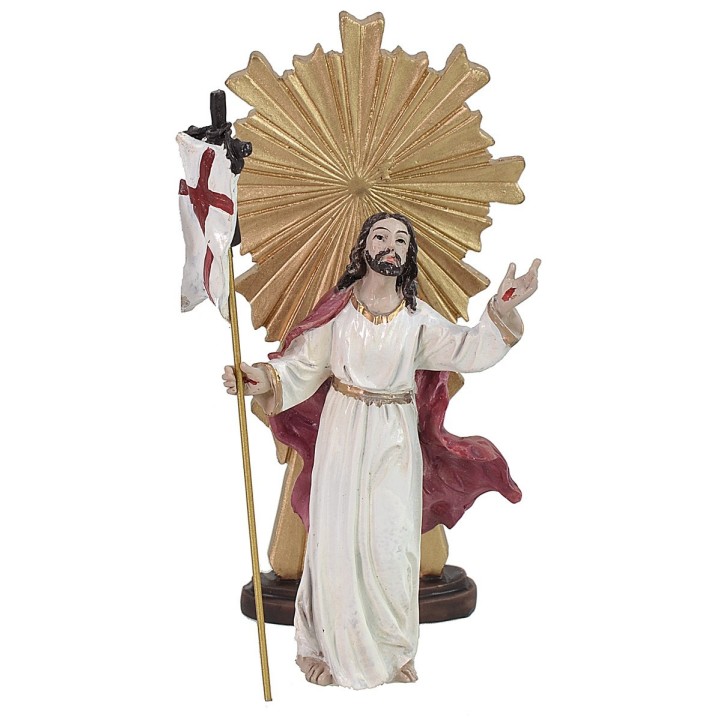 Apparizione di Cristo risorto cm 9 Statua Pasquale