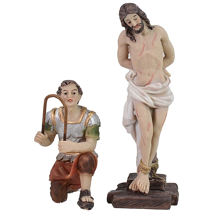 Flagelación de Jesús cm 9 Estatuas Pascuales