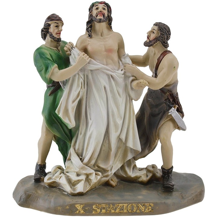 Spoliazione di Gesù cm 9 Figure Pasquali