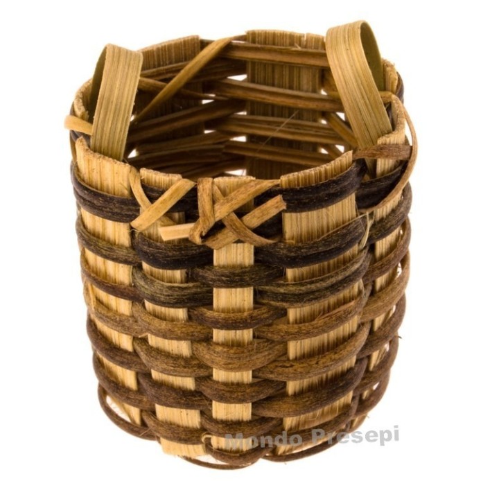 Cesto in vimini ø cm 3 x 4 h.
