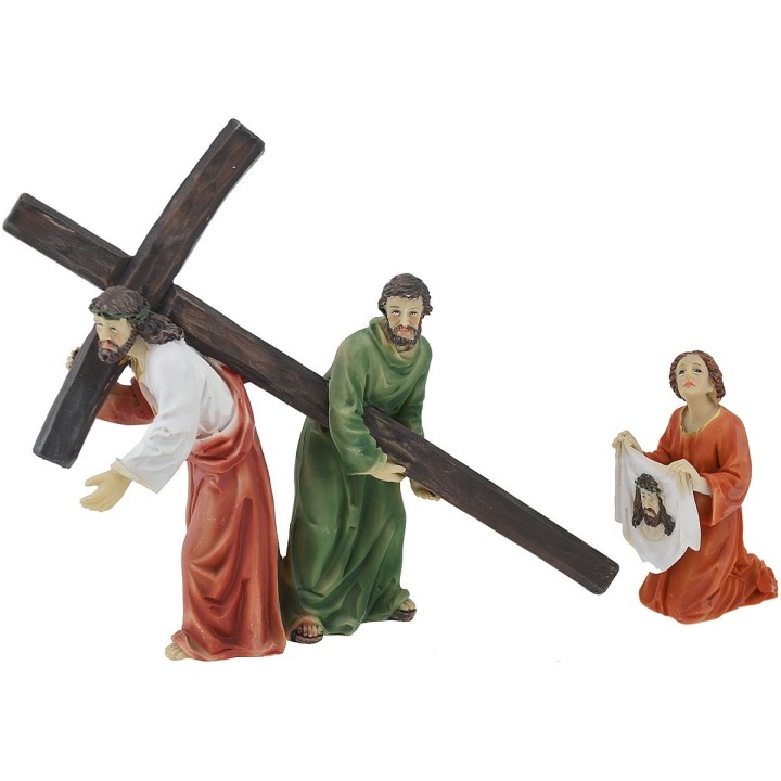 Via Crucis la veronica 12 cm Statue Pasquali