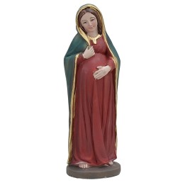 Virgen embarazada de 11 cm en resina