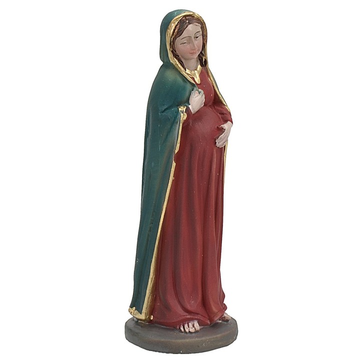 Pregnant Madonna 9 cm in resin