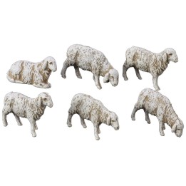 Juego de 6 ovejas para estatuas de 6 cm Landi