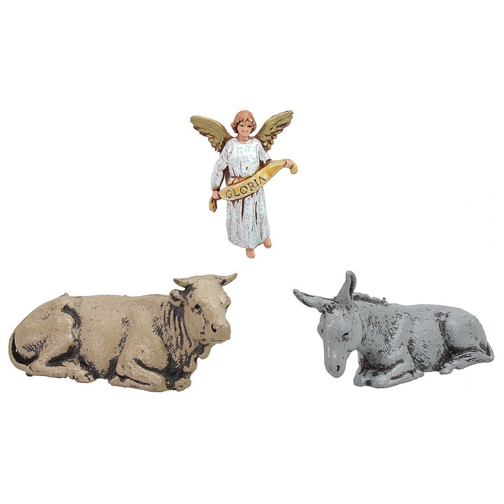 Natività set 6 pz cm 6,5 cost. 
