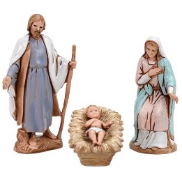Natività set 3 pz cm 6,5 cost. 